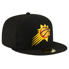 Black Phoenix Suns Team 59FIFTY Fitted Hat | NBA