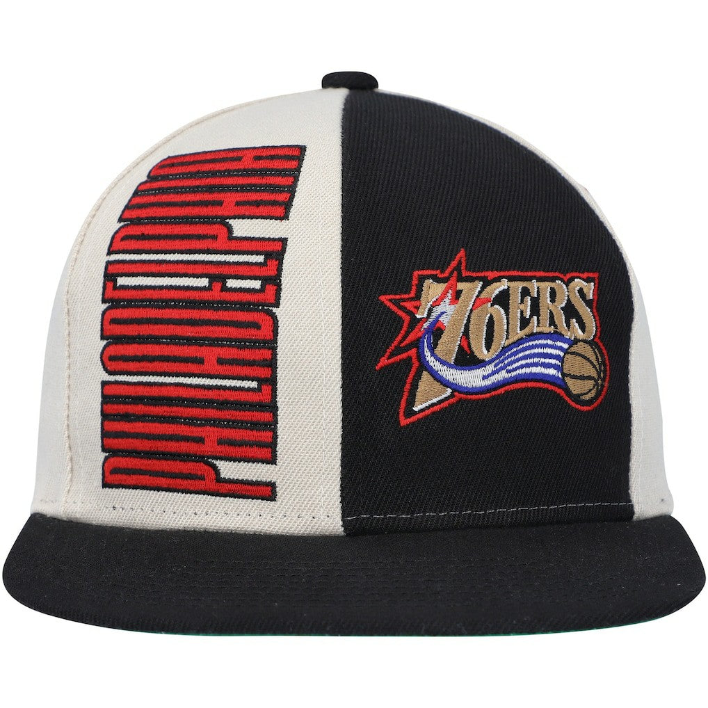 Cream Philadelphia 76ers Hardwood Classics Pop Snapback Hat | NBA