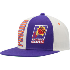 Cream/Purple Phoenix Suns Hardwood Classics Pop Snapback Hat | NBA