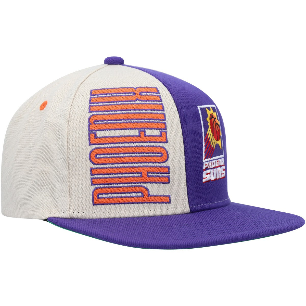 Cream/Purple Phoenix Suns Hardwood Classics Pop Snapback Hat | NBA