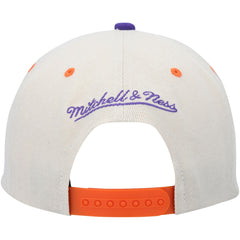 Cream/Purple Phoenix Suns Hardwood Classics Pop Snapback Hat | NBA