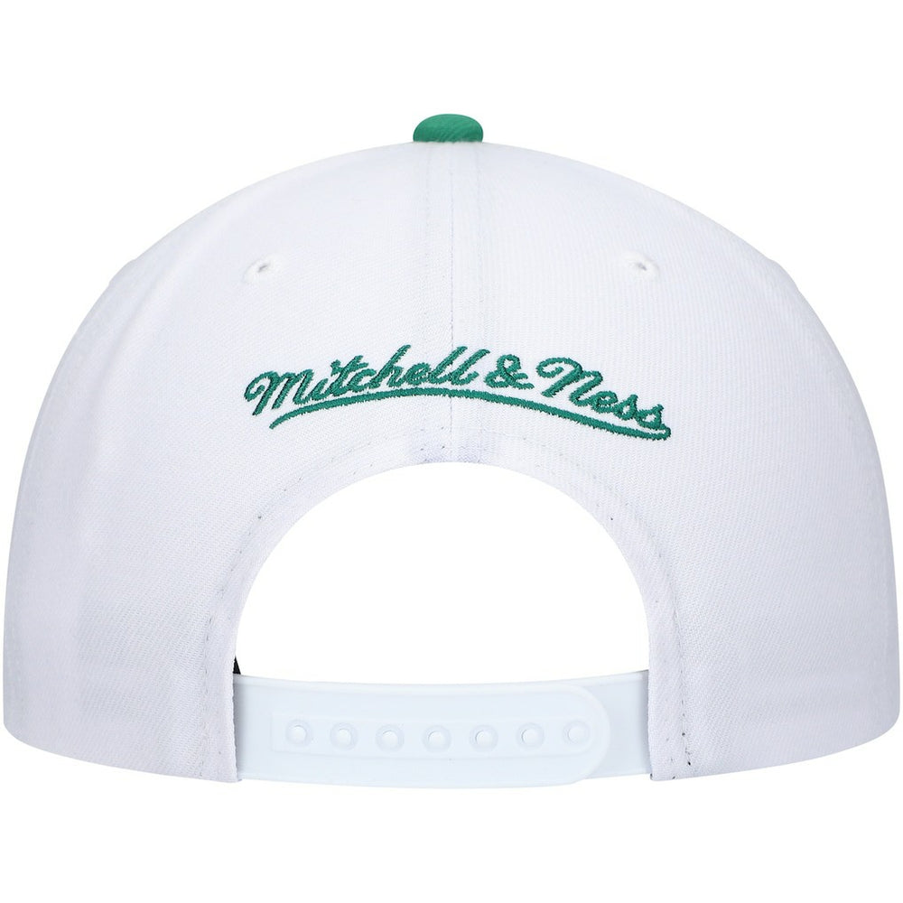 White/Green Boston Celtics Hardwood Classics Core 2-Tone 2.0 Pro Snapback Hat | NBA