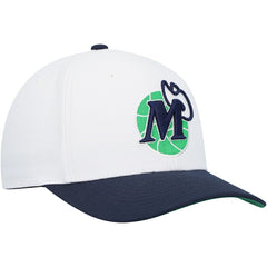 White/Navy Dallas Mavericks Hardwood Classics Core 2-Tone 2.0 Pro Snapback Hat sale | NBA