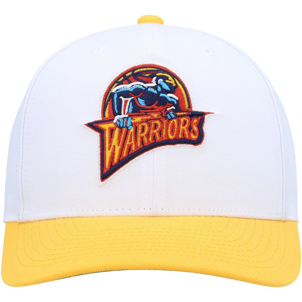 White/Gold Golden State Warriors Hardwood Classics Core 2-Tone 2.0 Pro Snapback Hat sale | NBA