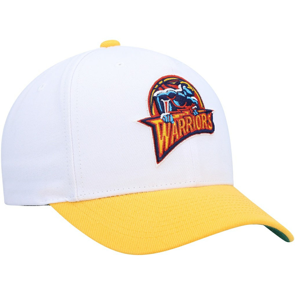 White/Gold Golden State Warriors Hardwood Classics Core 2-Tone 2.0 Pro Snapback Hat sale | NBA