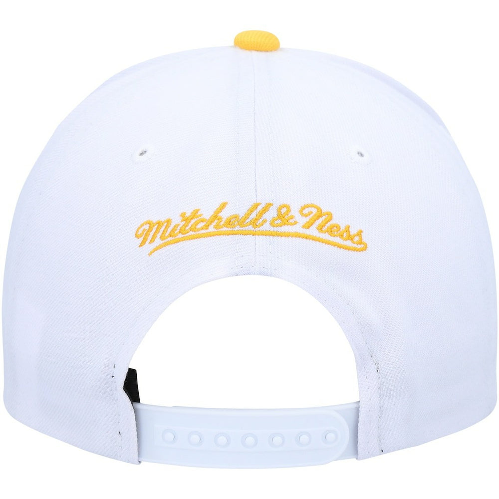 White/Gold Golden State Warriors Hardwood Classics Core 2-Tone 2.0 Pro Snapback Hat sale | NBA