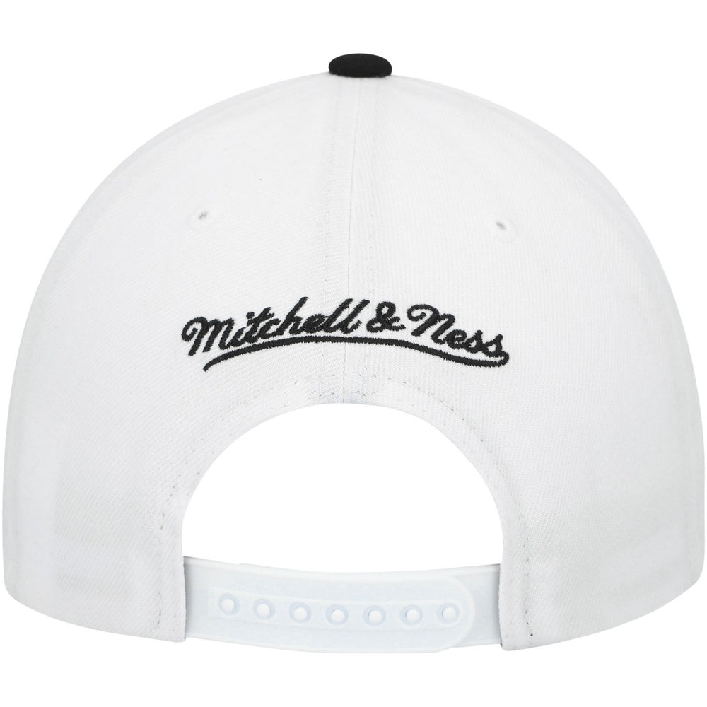 White/Black Miami Heat Hardwood Classics Core 2-Tone 2.0 Pro Snapback Hat | NBA