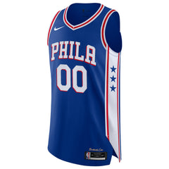 Royal Philadelphia 76ers Custom Authentic Jersey | NBA