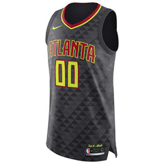 Icon Edition Atlanta Hawks Authentic Custom Jersey Black | NBA