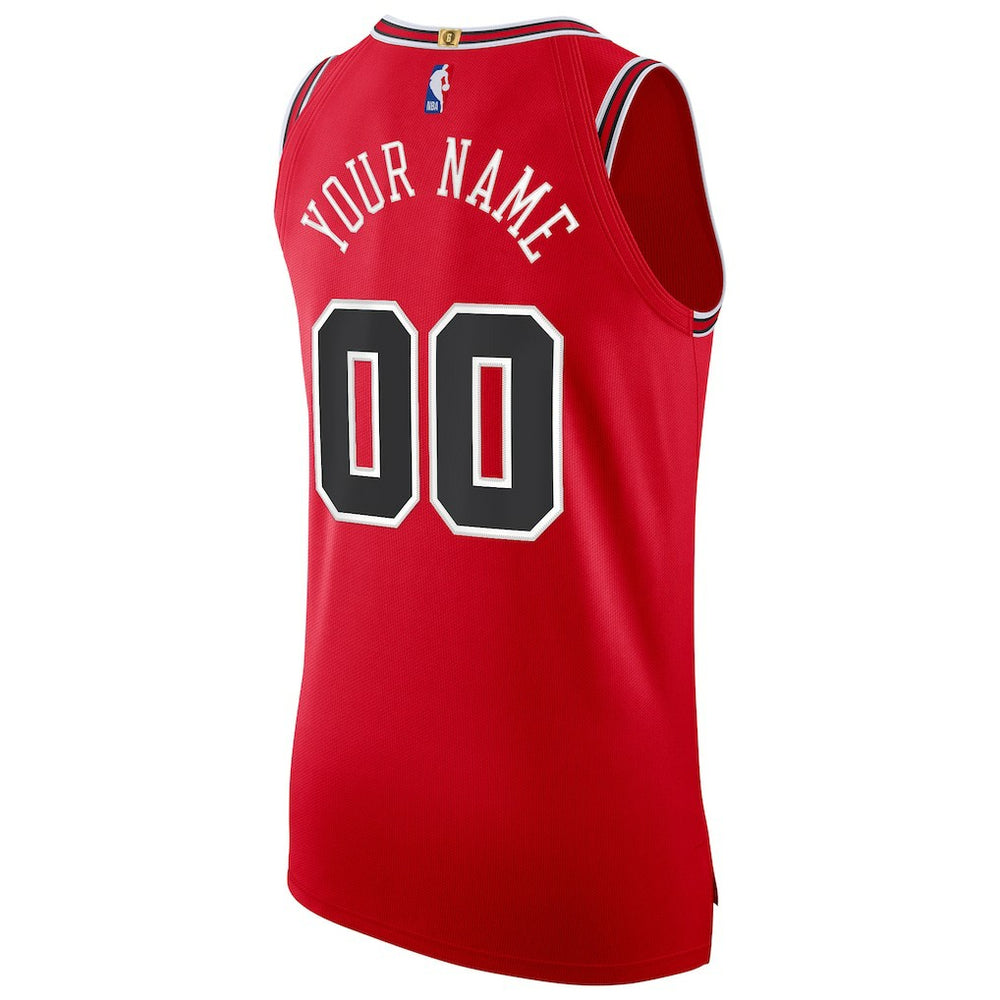 Icon Edition Chicago Bulls Authentic Custom Jersey Red sale | NBA