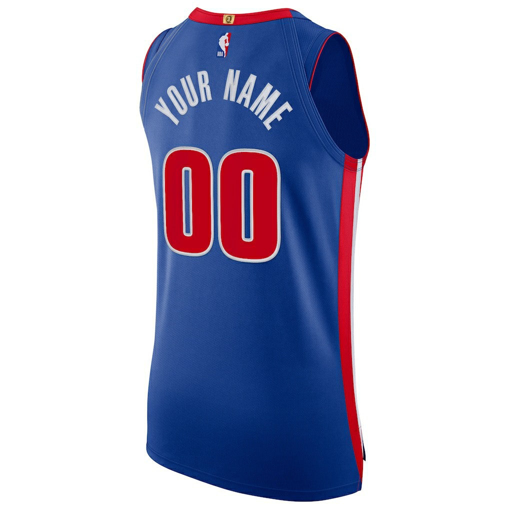 Icon Edition Detroit Pistons Authentic Custom Jersey Blue sale | NBA