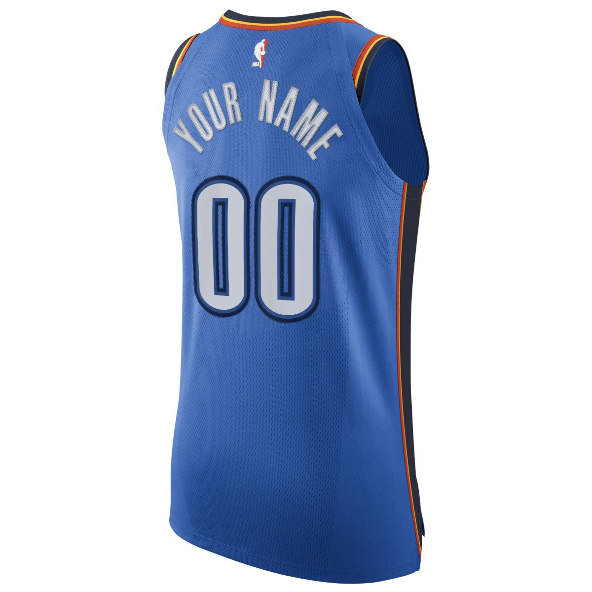 Icon Edition Oklahoma City Thunder Authentic Custom Jersey Blue | NBA