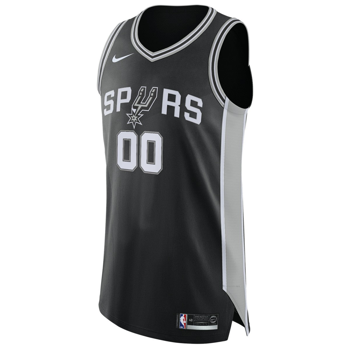 Icon Edition San Antonio Spurs Authentic Custom Jersey Black | NBA