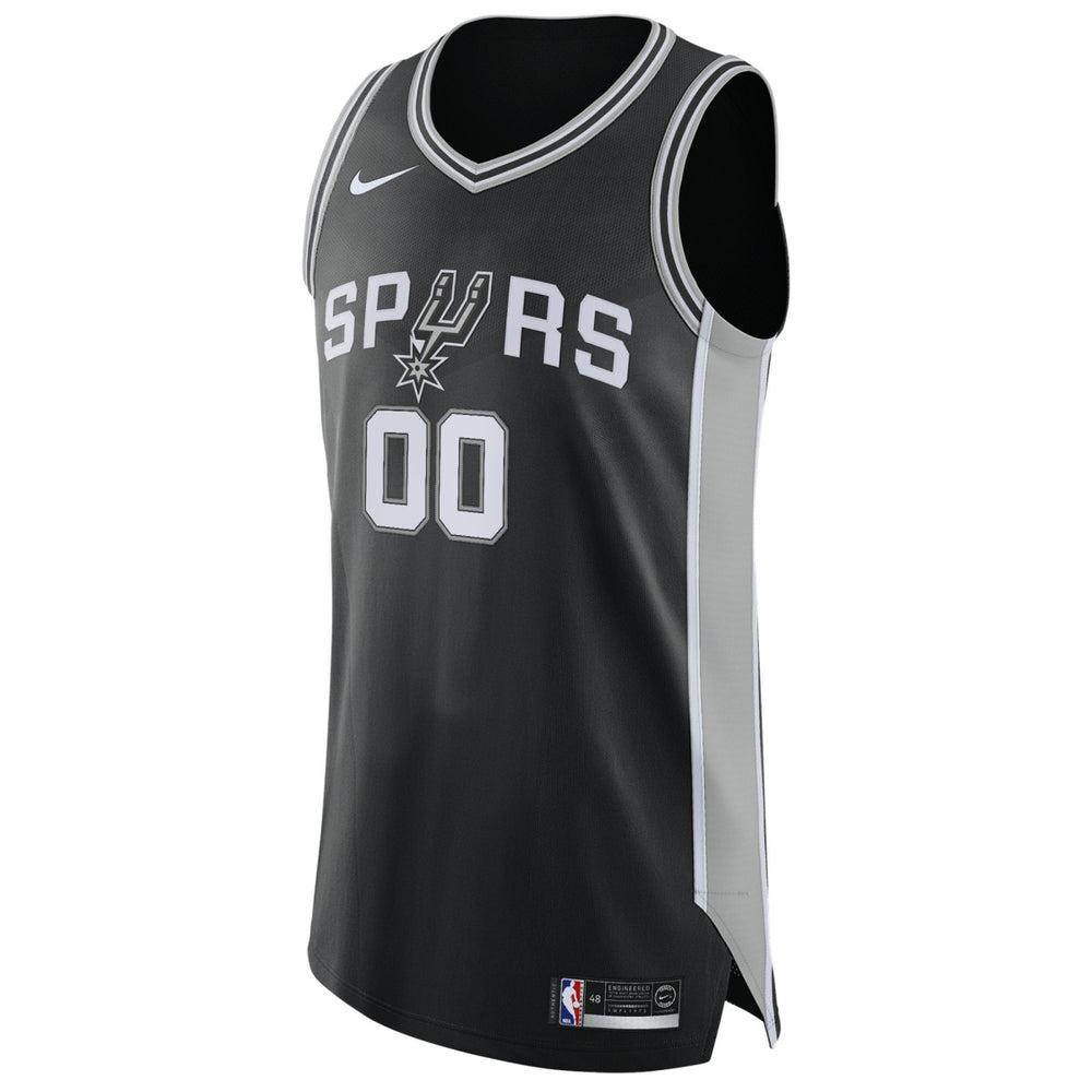 Icon Edition San Antonio Spurs Authentic Custom Jersey Black | NBA