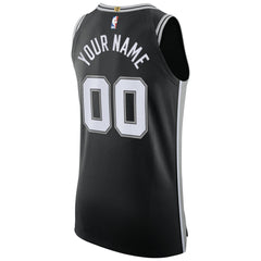 Icon Edition San Antonio Spurs Authentic Custom Jersey Black | NBA