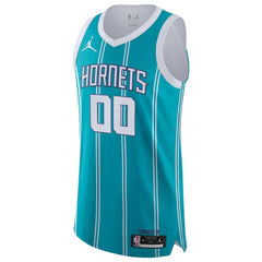 Icon Edition Charlotte Hornets Jordan Brand 2020/21 Authentic Custom Jersey Teal | NBA