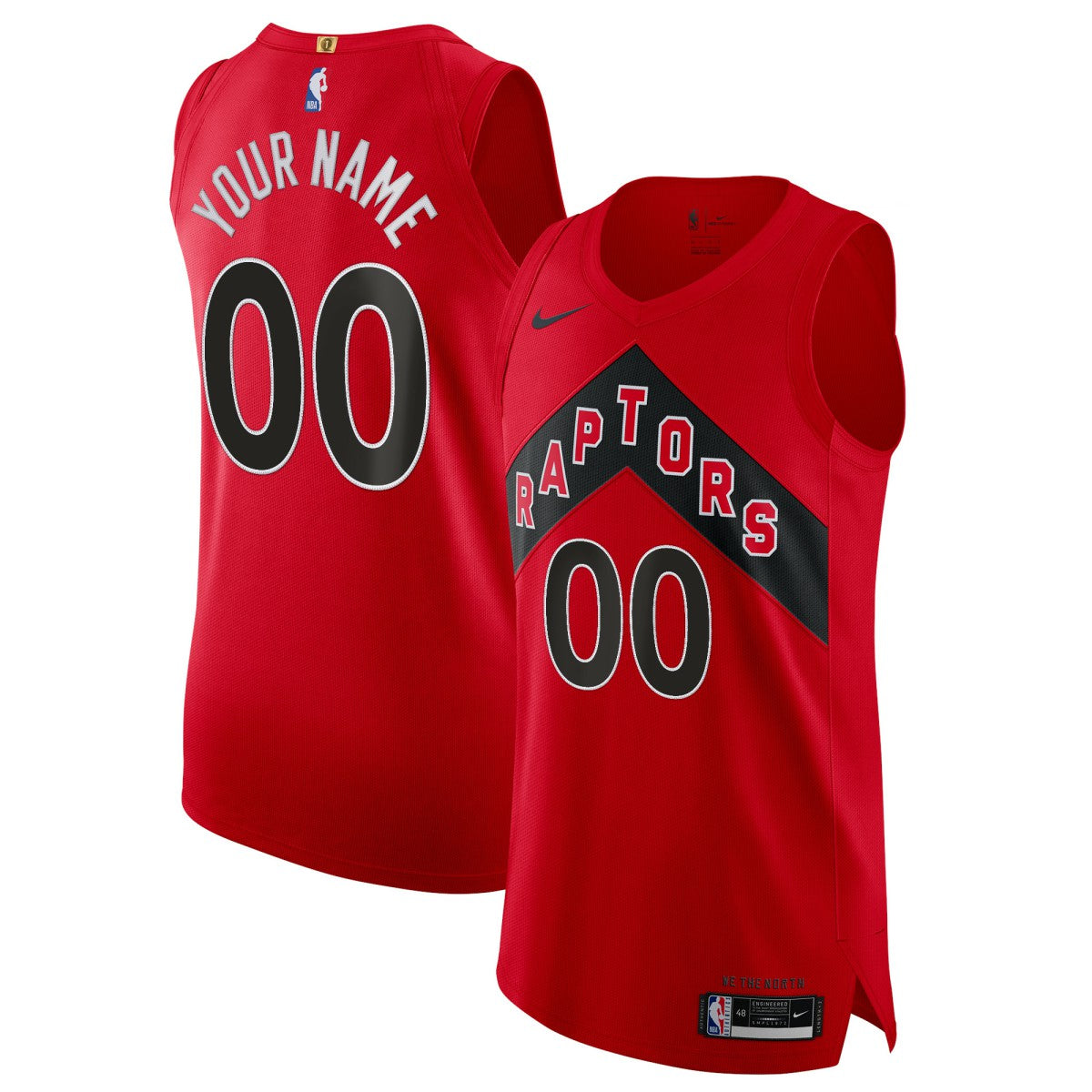 Icon Edition Toronto Raptors 2020/21 Authentic Custom Jersey Red | NBA