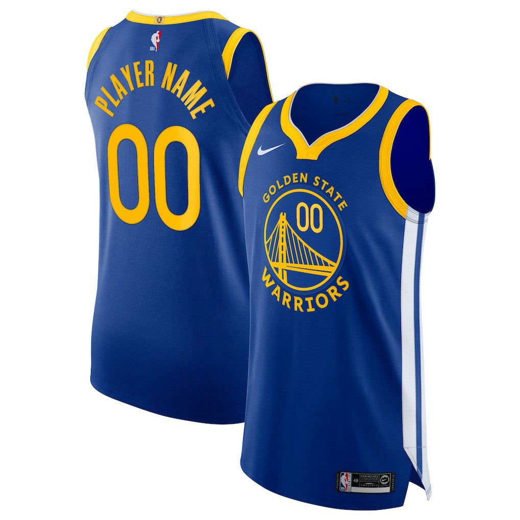 Icon Edition Golden State Warriors 2020/21 Authentic Custom Jersey Blue sale | NBA