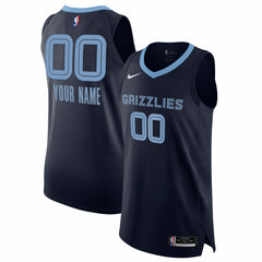 Icon Edition Memphis Grizzlies 2020/21 Authentic Custom Jersey Navy | NBA