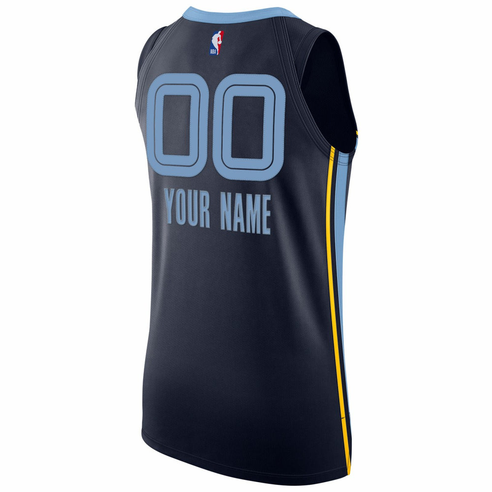 Icon Edition Memphis Grizzlies 2020/21 Authentic Custom Jersey Navy | NBA