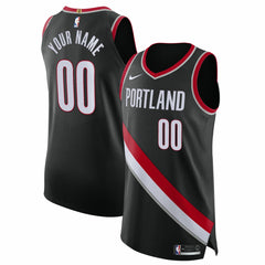 Icon Edition Portland Trail Blazers 2020/21 Authentic Custom Jersey Black | NBA