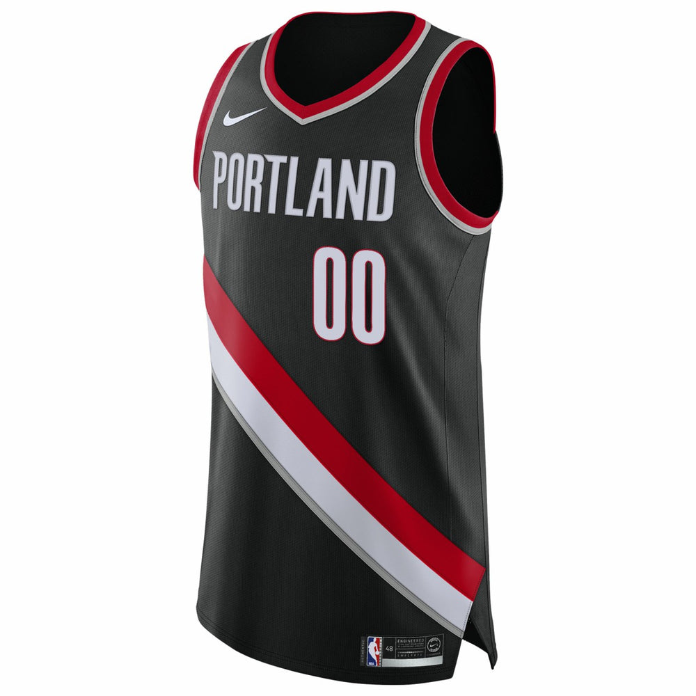 Icon Edition Portland Trail Blazers 2020/21 Authentic Custom Jersey Black | NBA