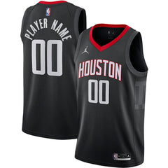 Black Houston Rockets Jordan Brand Swingman Custom Jersey | NBA