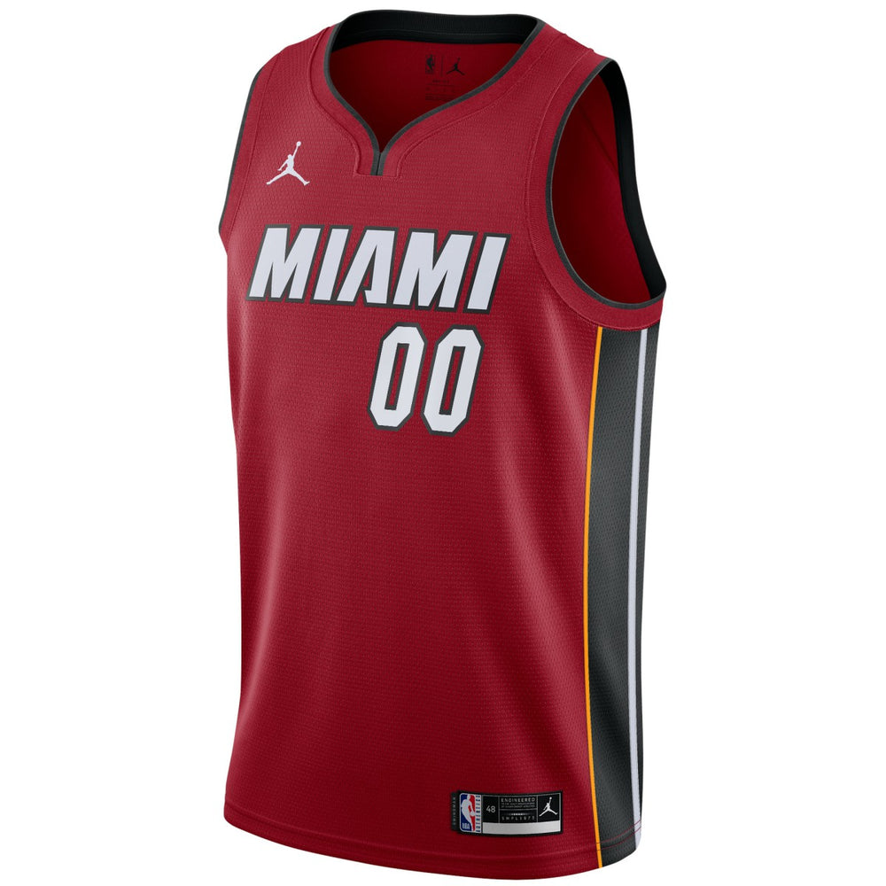 Red Miami Heat Jordan Brand Swingman Custom Jersey | NBA