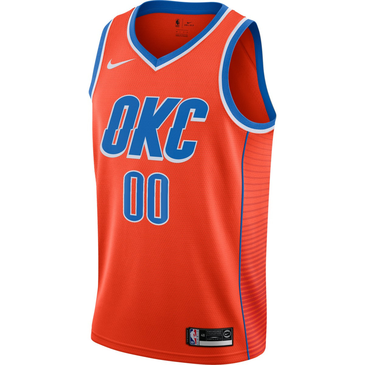 Orange Oklahoma City Thunder Jordan Brand Swingman Custom Jersey | NBA