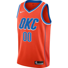 Orange Oklahoma City Thunder Jordan Brand Swingman Custom Jersey | NBA