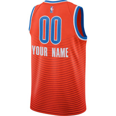 Orange Oklahoma City Thunder Jordan Brand Swingman Custom Jersey | NBA