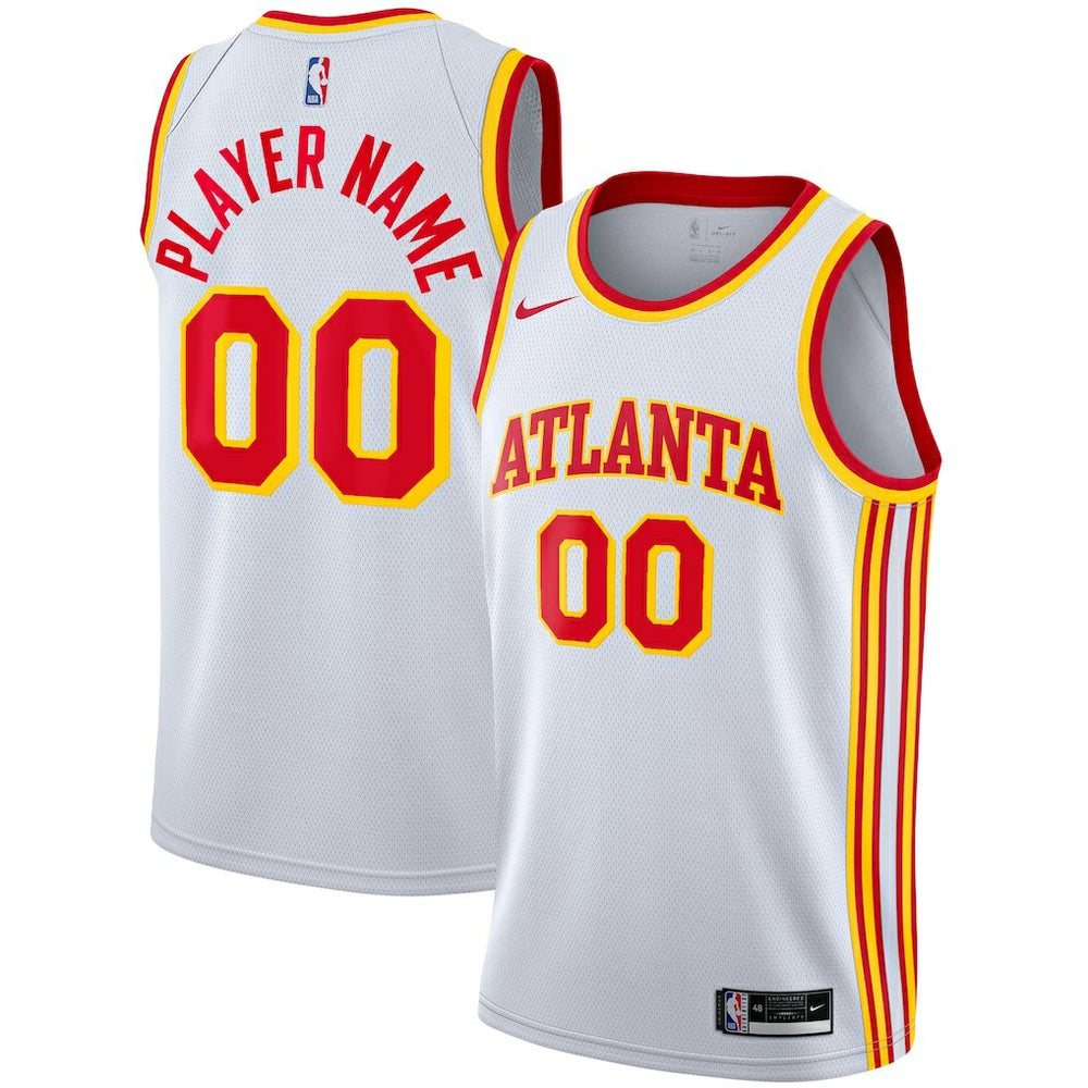 White Atlanta Hawks 2020/21 Swingman Custom Jersey | NBA