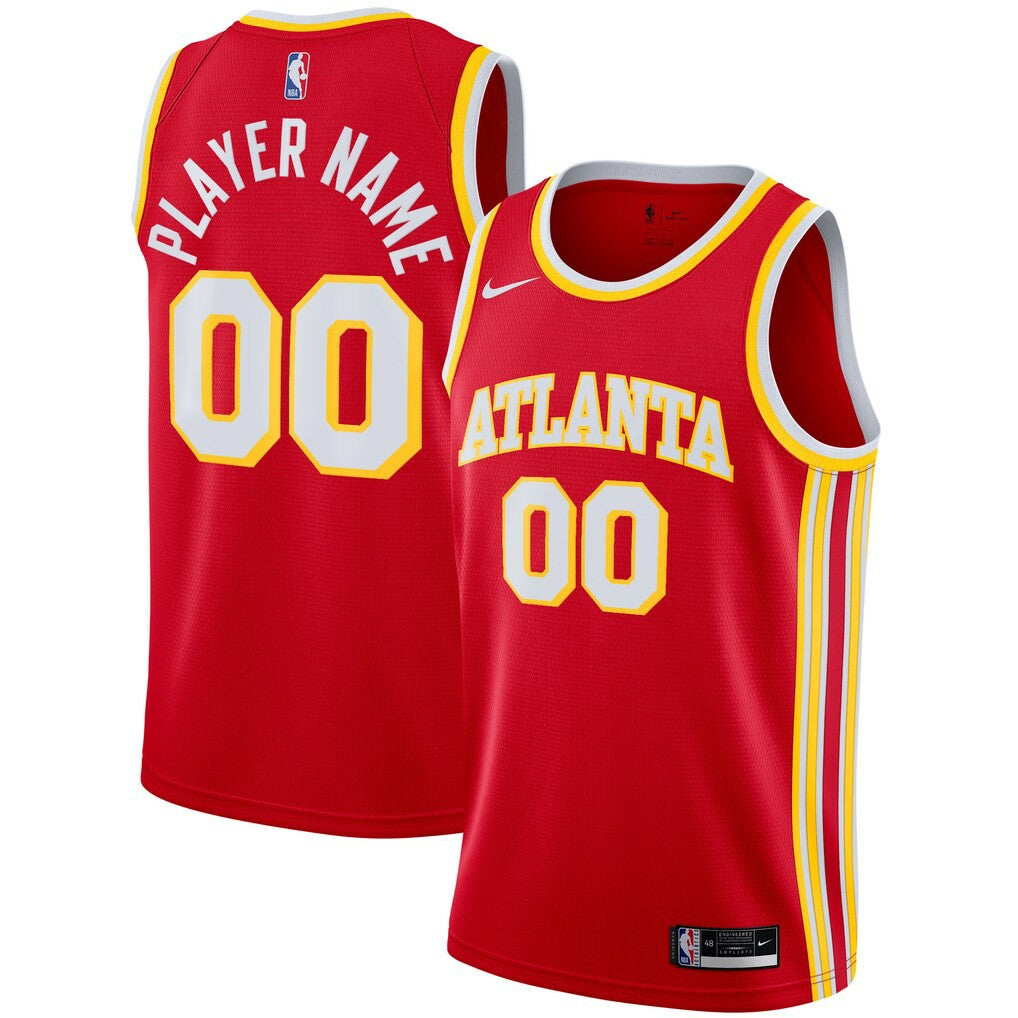 Red Atlanta Hawks 2020/21 Swingman Custom Jersey | NBA