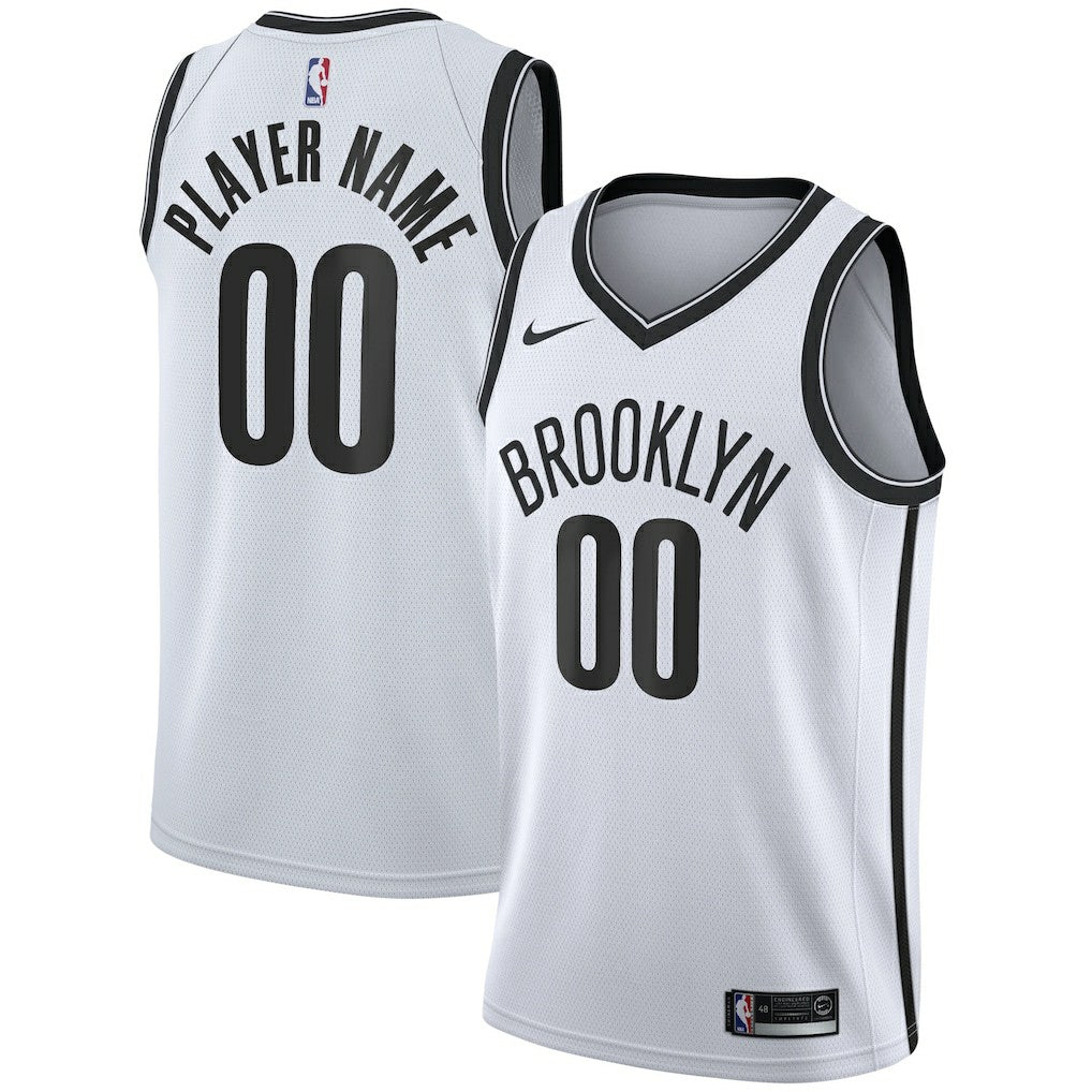 White Brooklyn Nets 2020/21 Swingman Custom Jersey | NBA