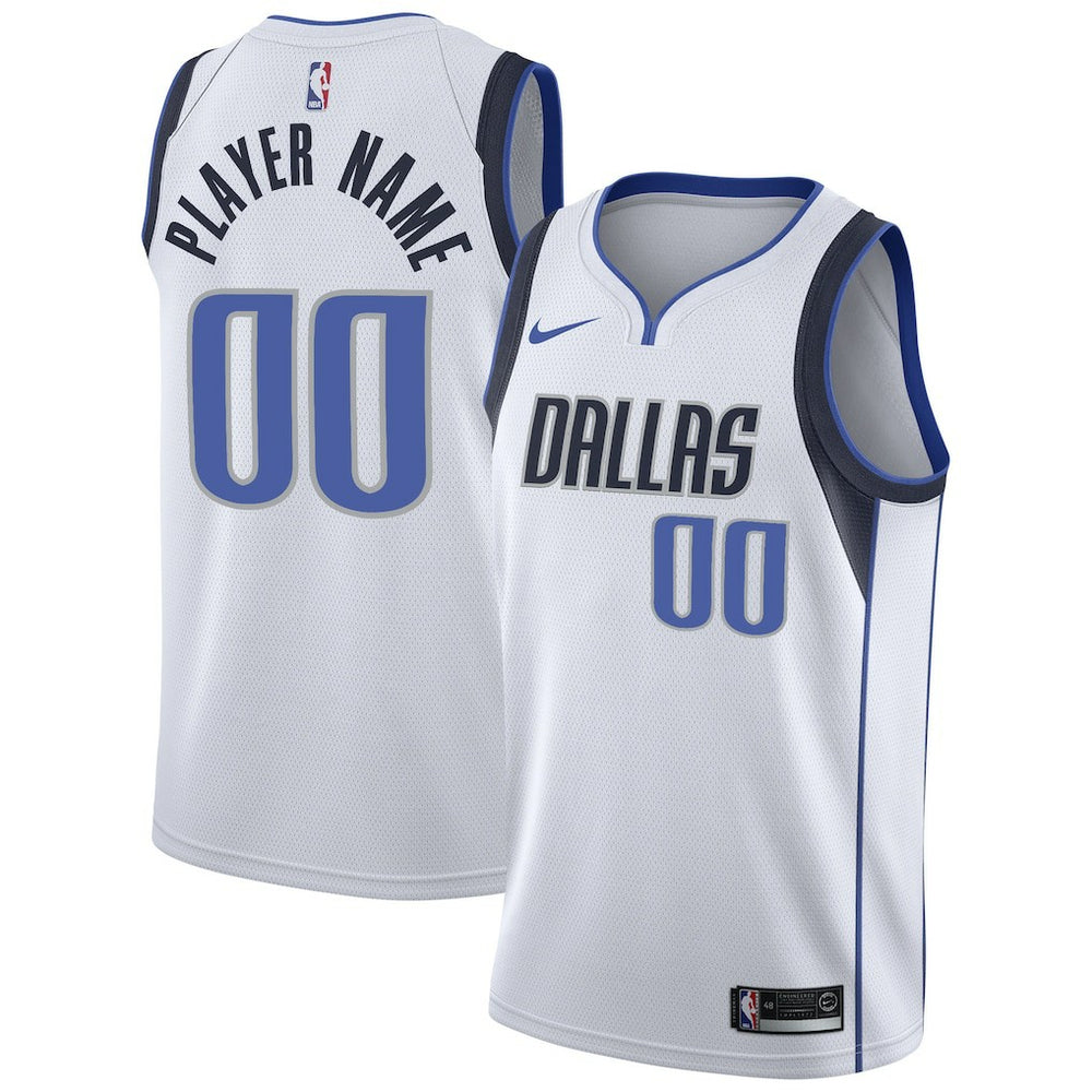 White Dallas Mavericks 2020/21 Swingman Custom Jersey sale | NBA