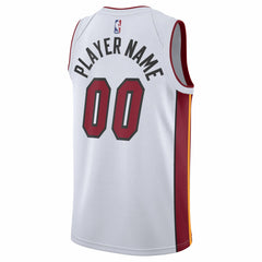 White Miami Heat 2020/21 Swingman Custom Jersey | NBA