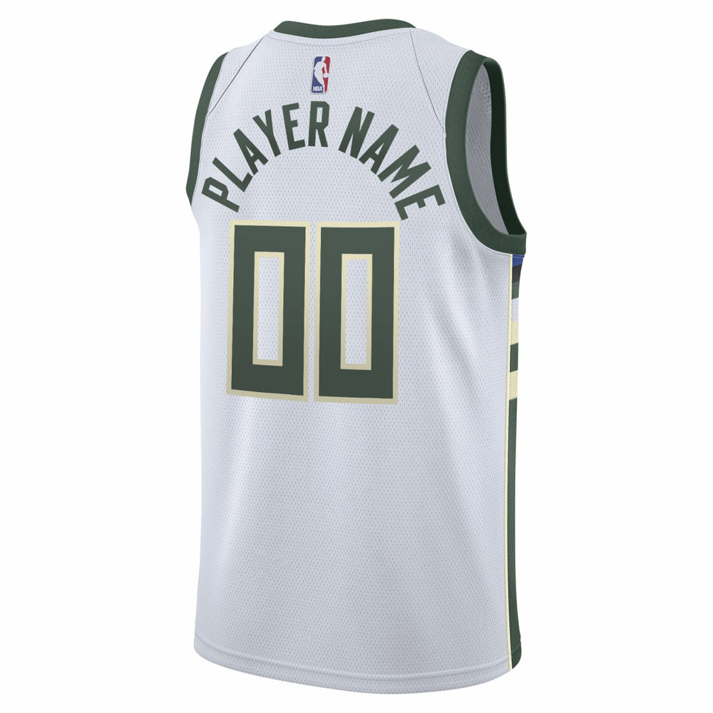 White Milwaukee Bucks 2020/21 Swingman Custom Jersey | NBA