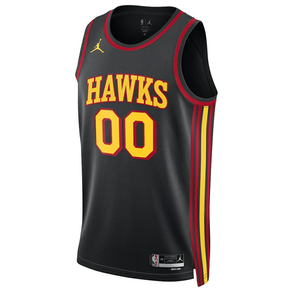 Black Atlanta Hawks Jordan Brand Unisex 2022/23 Swingman Custom Jersey | NBA