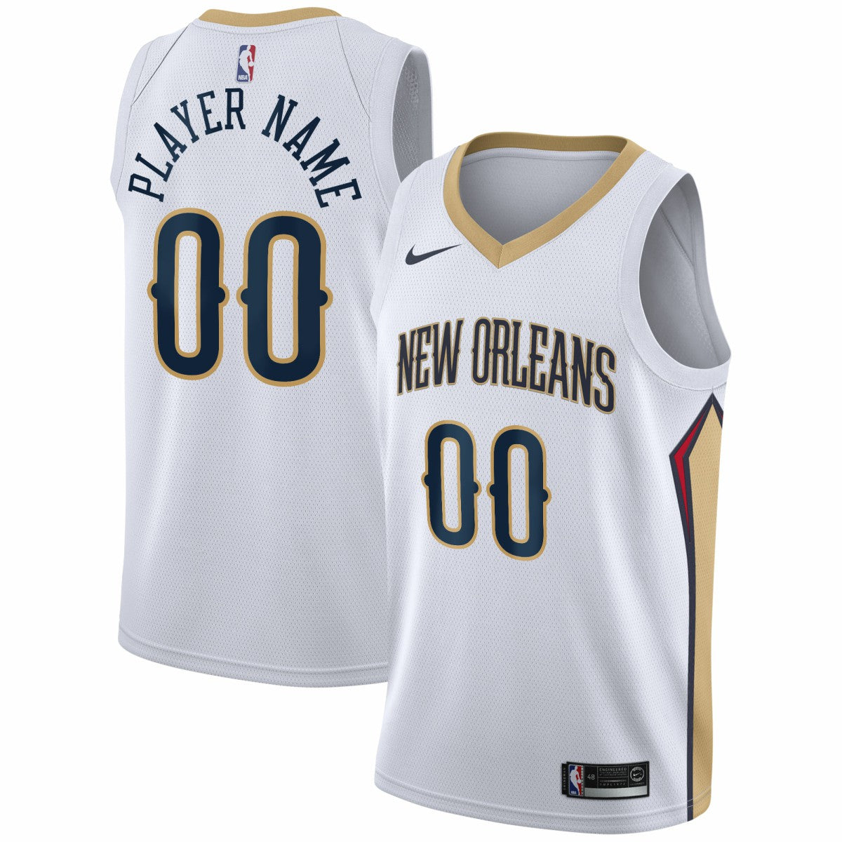 White New Orleans Pelicans 2020/21 Swingman Custom Jersey | NBA
