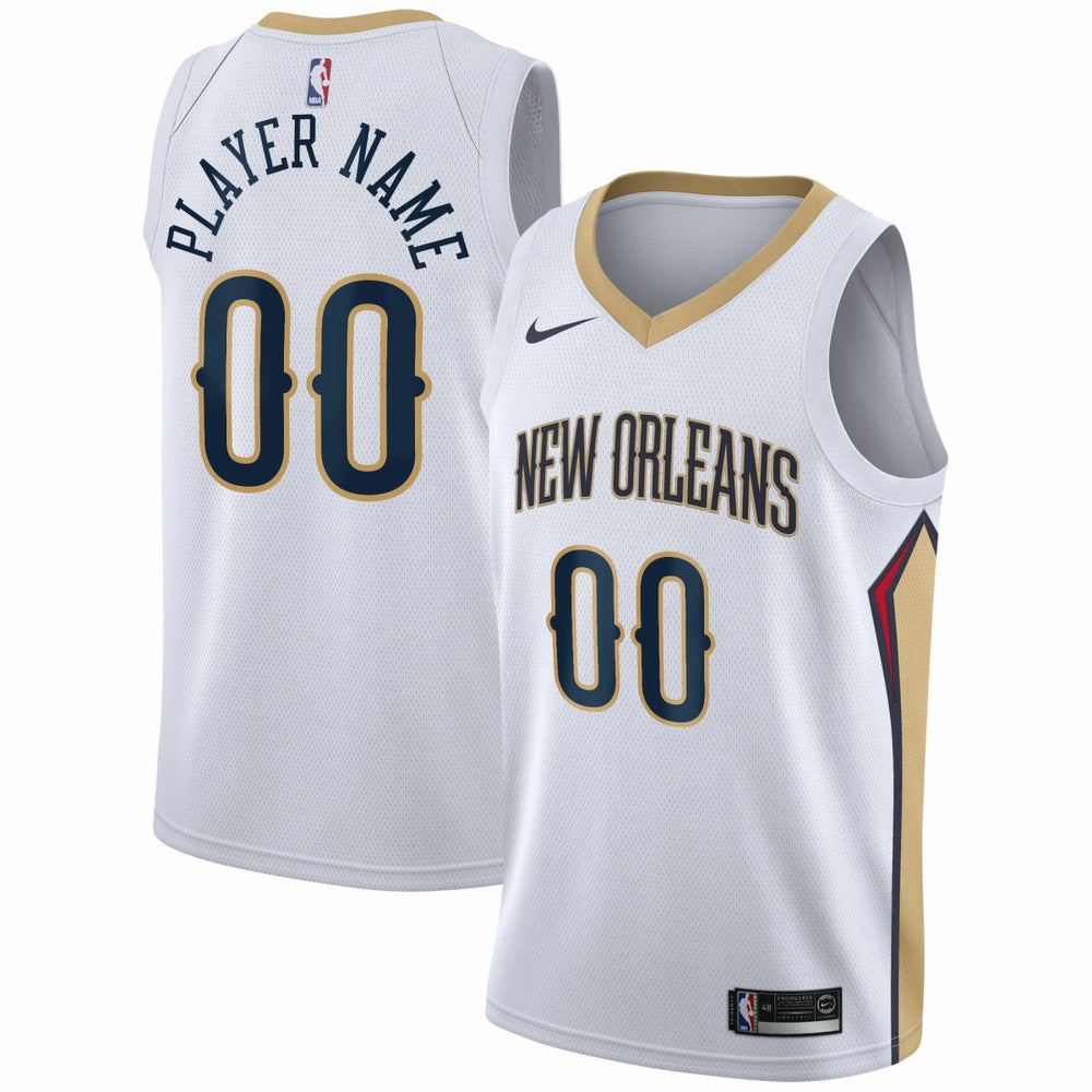 White New Orleans Pelicans 2020/21 Swingman Custom Jersey | NBA