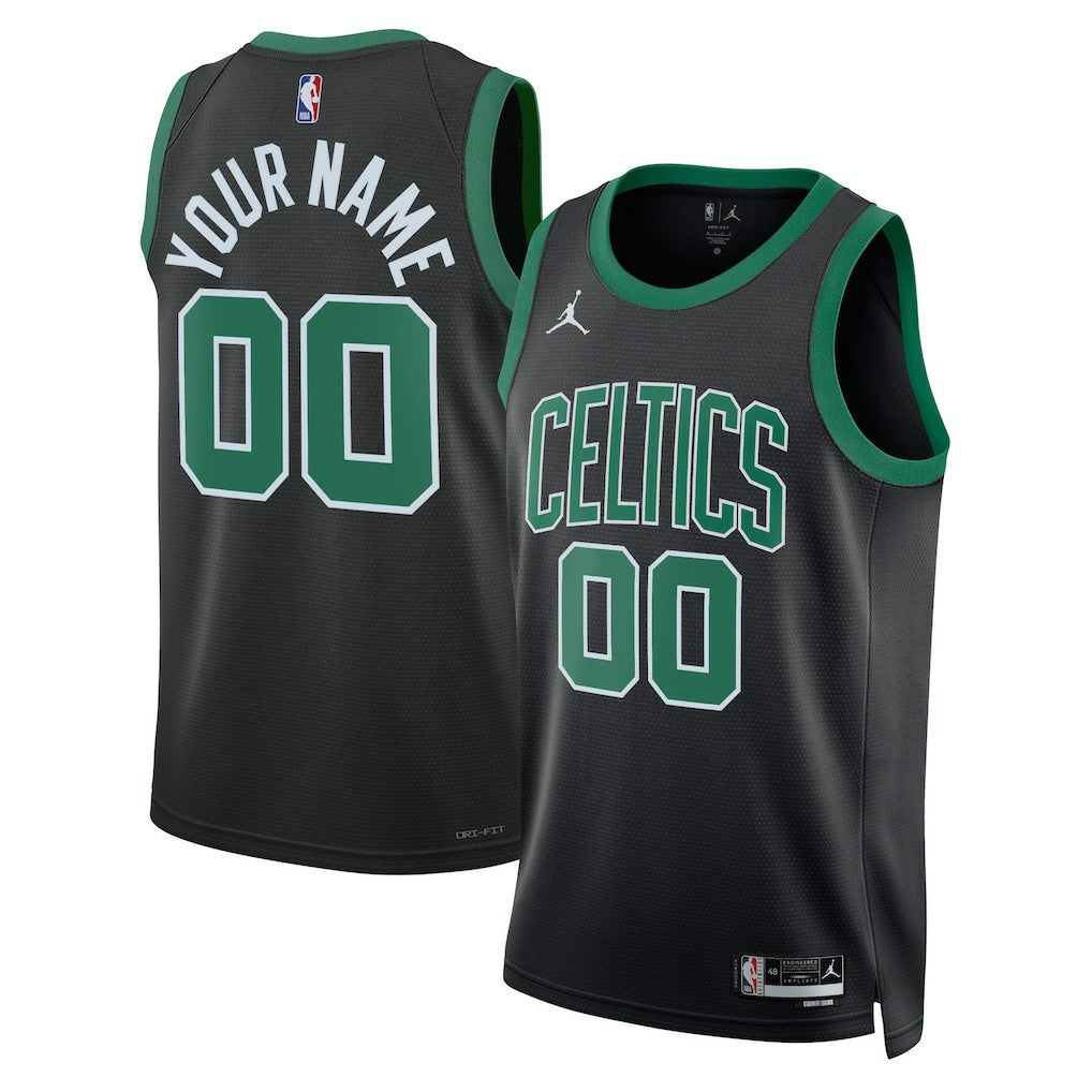 Black Boston Celtics Jordan Brand Unisex 2022/23 Swingman Custom Jersey | NBA
