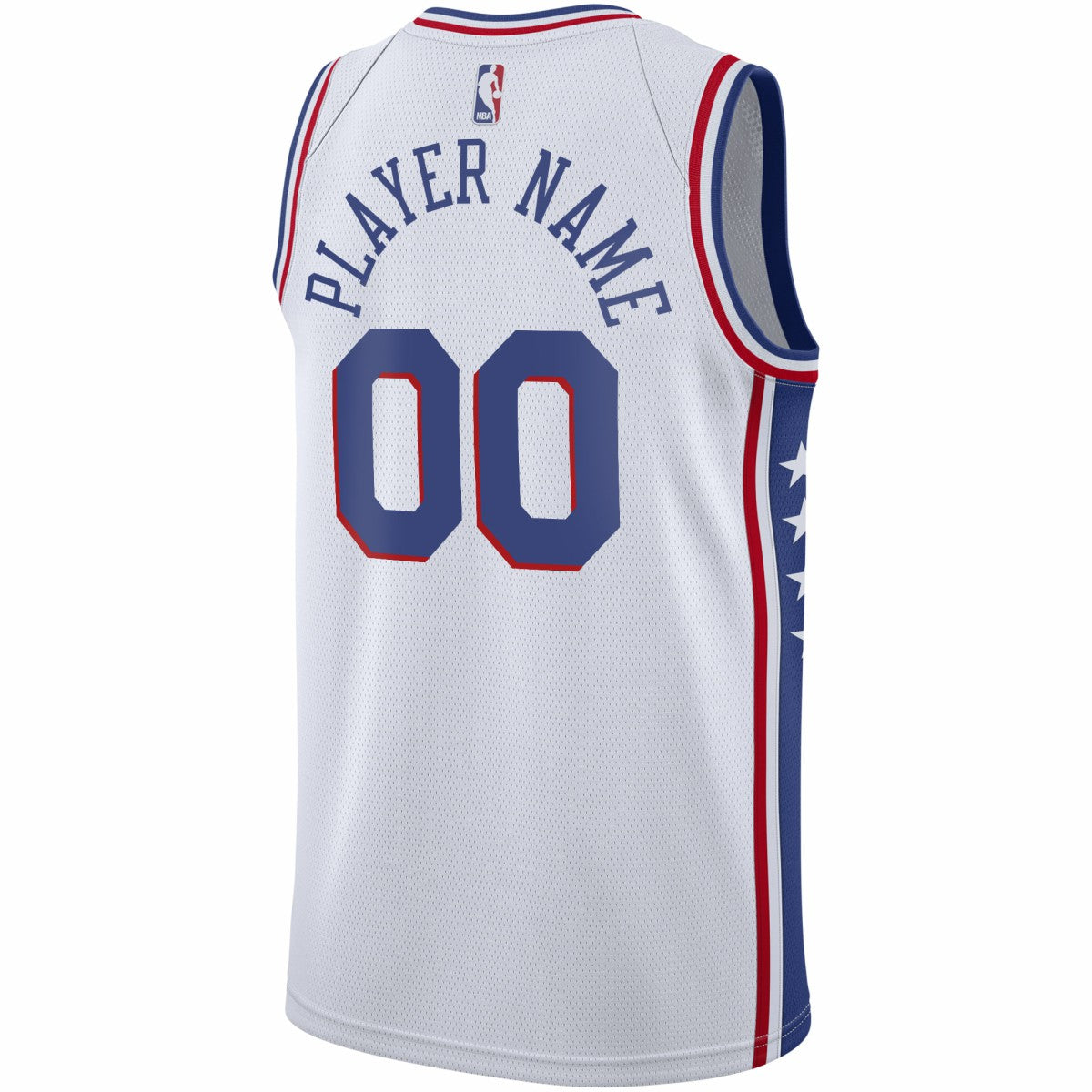 White Philadelphia 76ers 2020/21 Swingman Custom Jersey | NBA