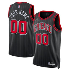 Black Chicago Bulls Jordan Brand Unisex 2022/23 Swingman Custom Jersey sale | NBA