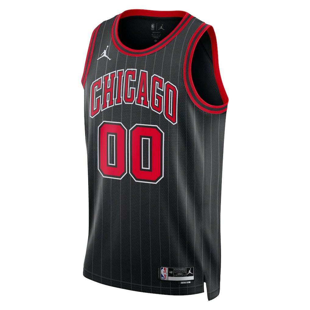 Black Chicago Bulls Jordan Brand Unisex 2022/23 Swingman Custom Jersey sale | NBA