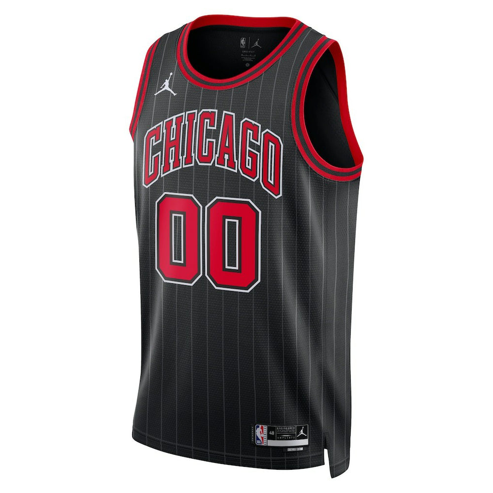 Black Chicago Bulls Jordan Brand Unisex 2022/23 Swingman Custom Jersey sale | NBA