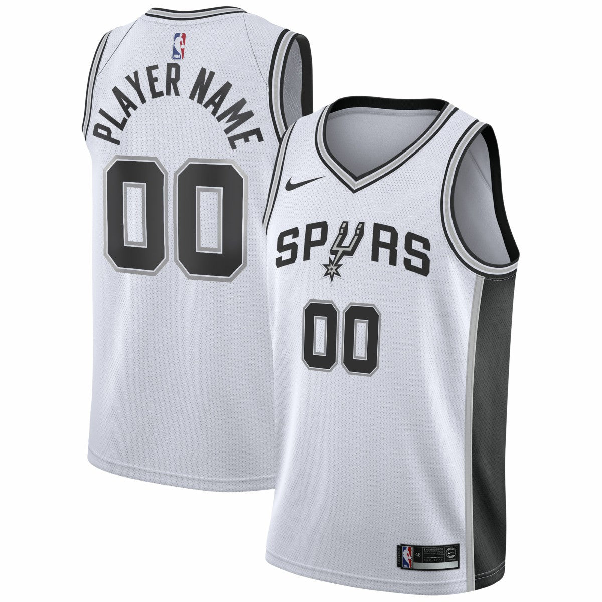 White San Antonio Spurs 2020/21 Swingman Custom Jersey | NBA