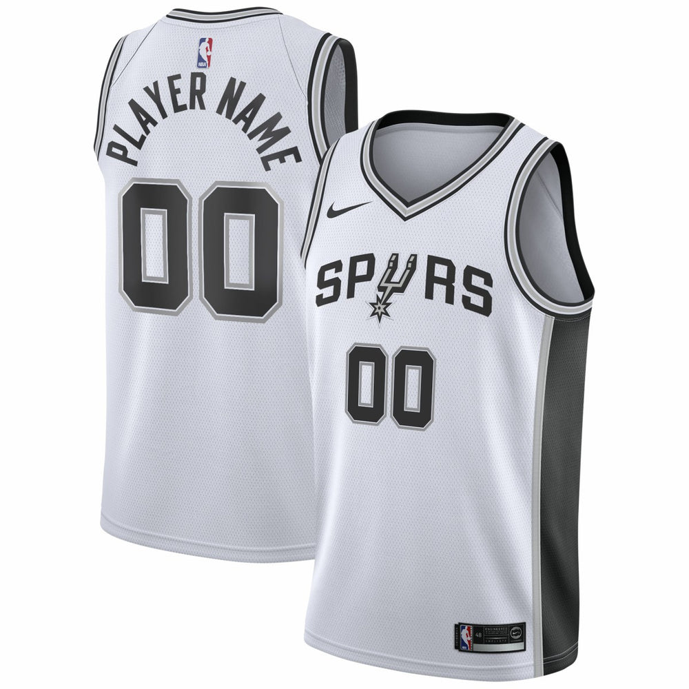 White San Antonio Spurs 2020/21 Swingman Custom Jersey | NBA