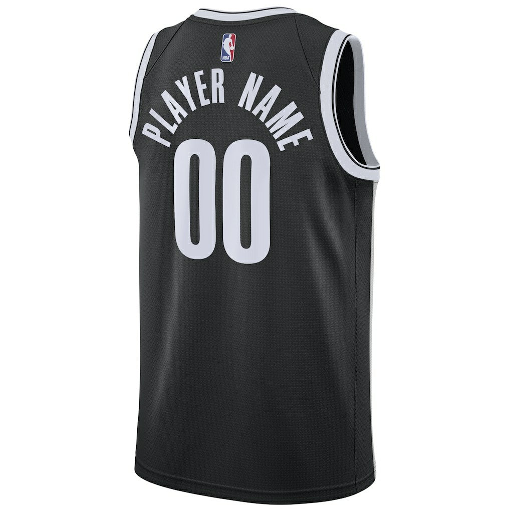 Black Brooklyn Nets 2020/21 Swingman Custom Jersey | NBA