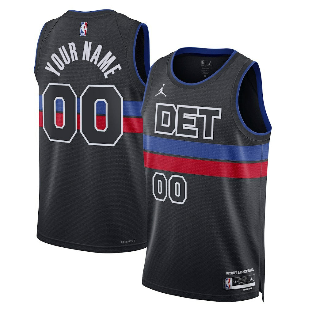 Blue Detroit Pistons Jordan Brand Unisex 2022/23 Swingman Custom Jersey sale | NBA