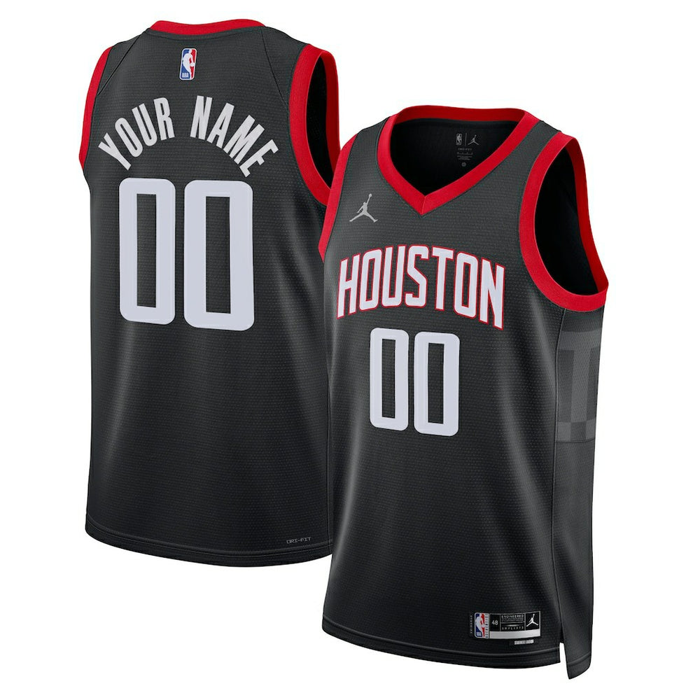 Black Houston Rockets Jordan Brand Unisex 2022/23 Swingman Custom Jersey | NBA
